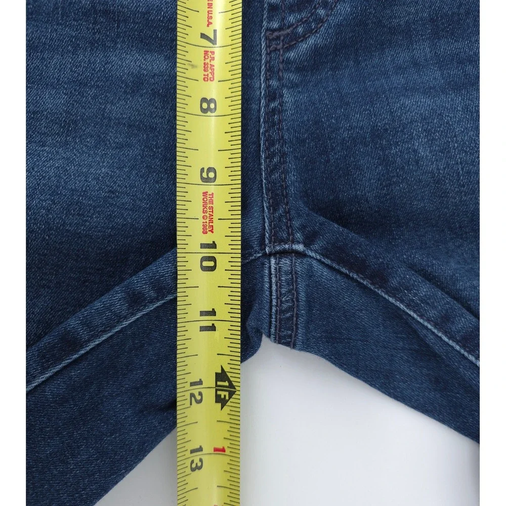 Chico's Women Jegging 0R (US 4R) Indigo Blue‎ Pull On Stretch Denim Skinny Jeans